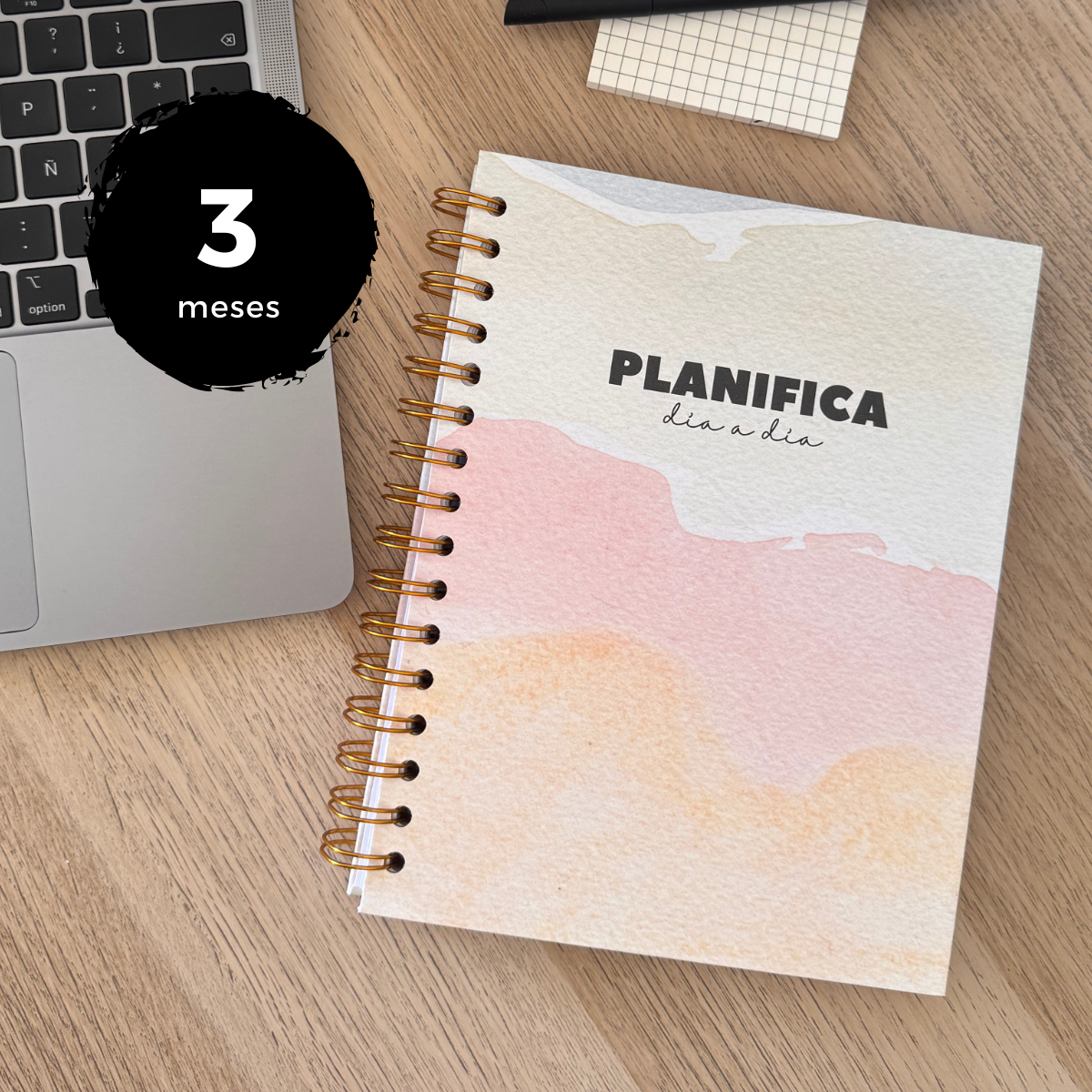 Planifica Tu Día - Planner Diario 3 Meses Sin Fecha