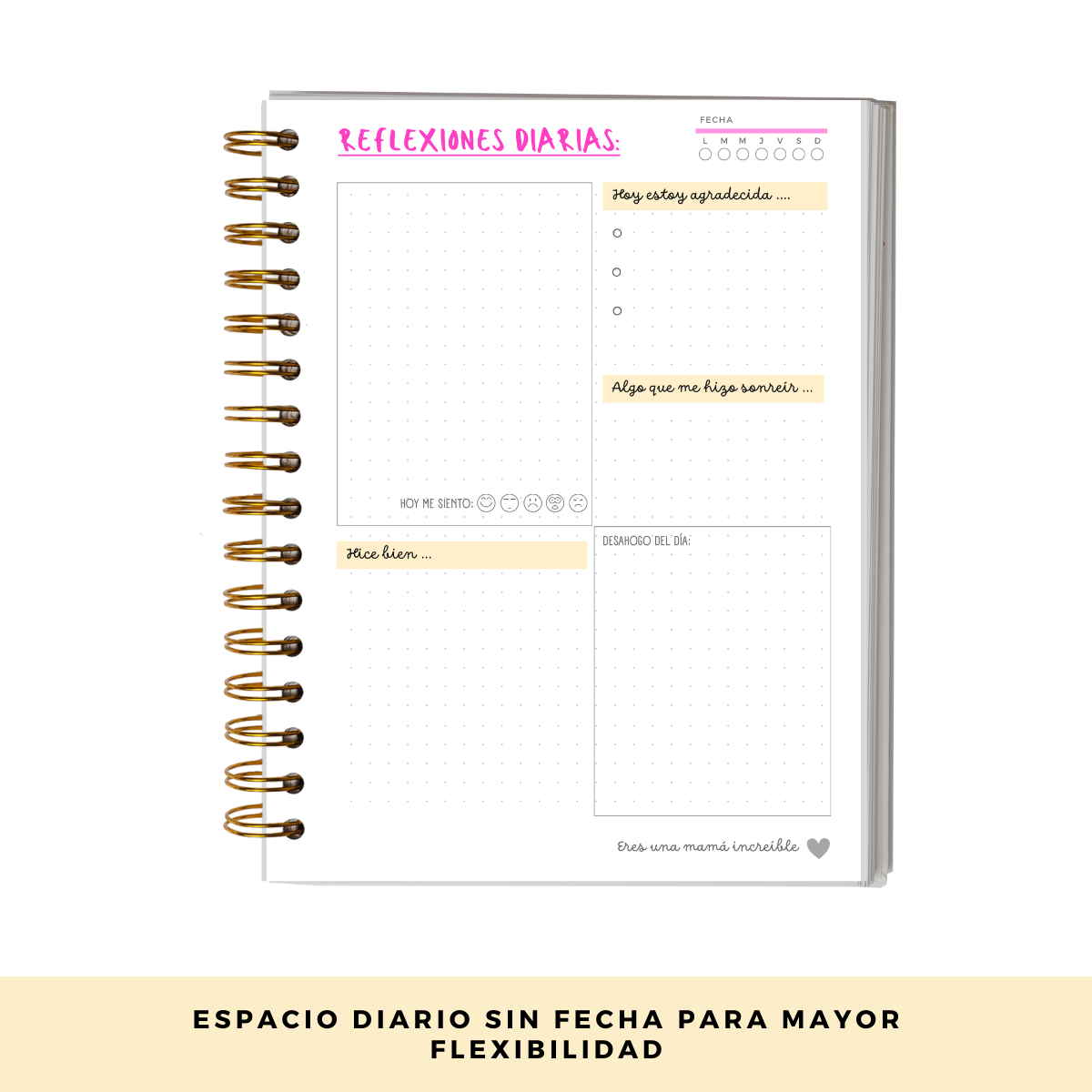 Mamá Eres Increíble - Diario De Maternidad Y Autocuidado