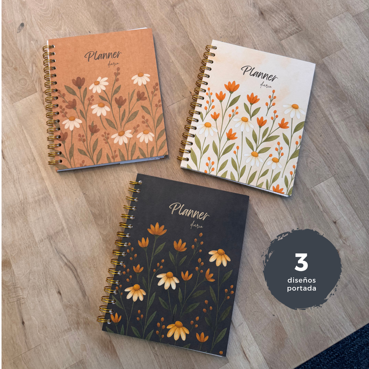 Planner Diario Personalizado 2 Meses Sin Fecha - Con Notas - Portátil y Liviano
