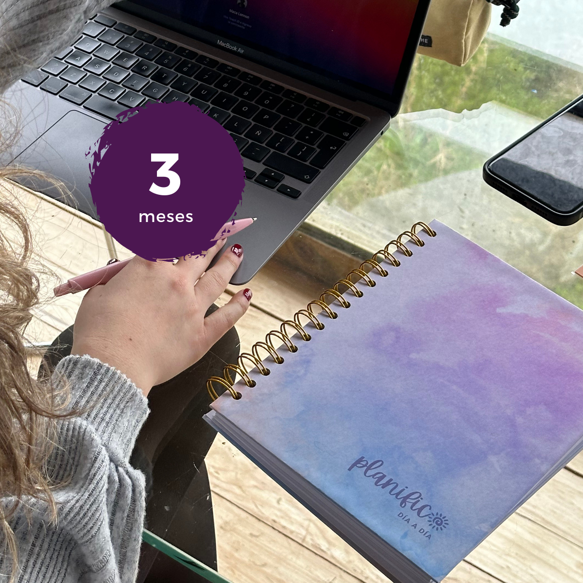 Planifica Tu Día - Planner Diario 3 Meses Sin Fecha