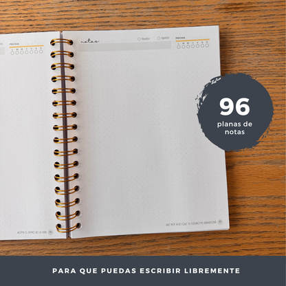 Planner Diario 2 Meses Sin Fecha - Con Notas - Portátil y Liviano