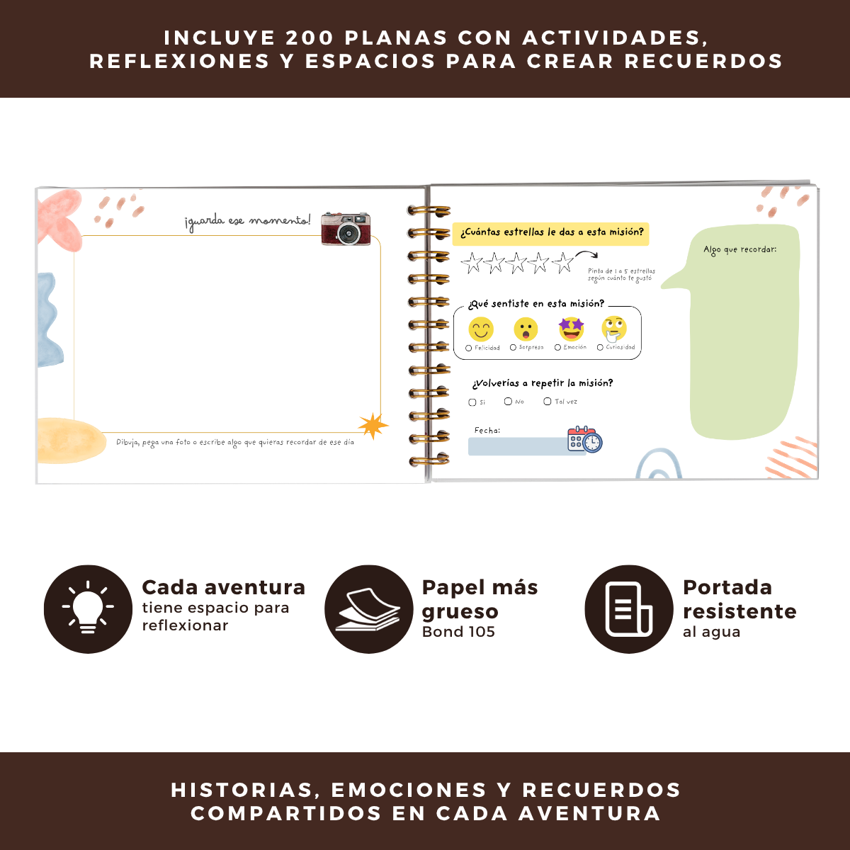 40 citas con tu hijo o hija – Diario de aventuras