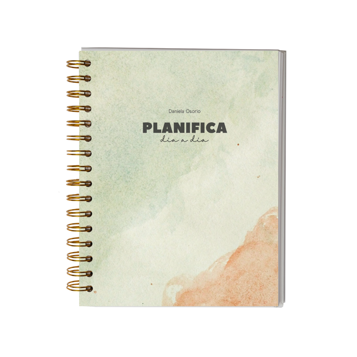 Planner Diario 3 Meses Sin Fecha Personalizado Nombre 2 Días