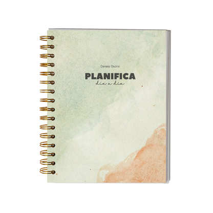 Planner Diario 3 Meses Sin Fecha Personalizado Nombre 2 Días