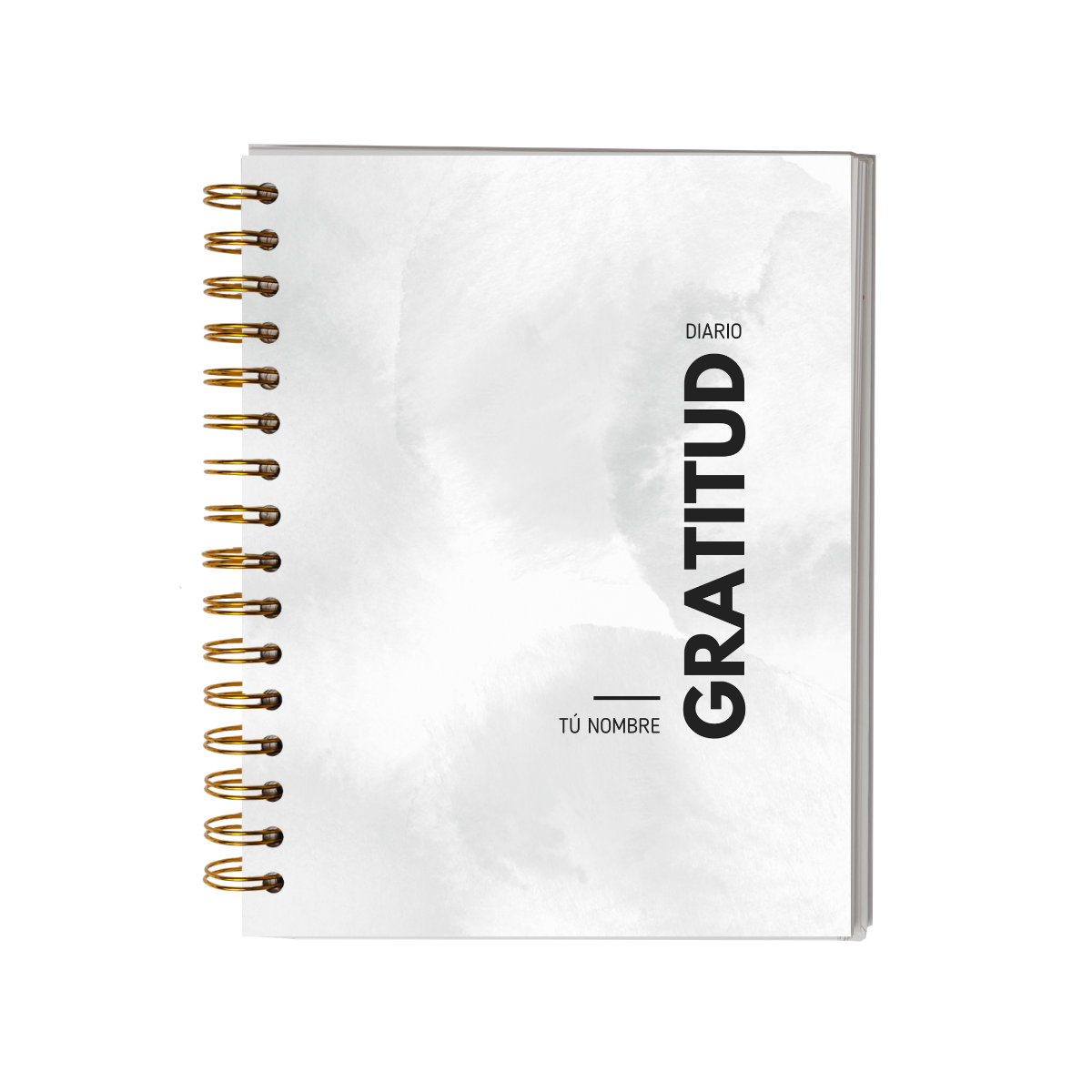 Diario de Gratitud Personalizado con Nombre -Neutro