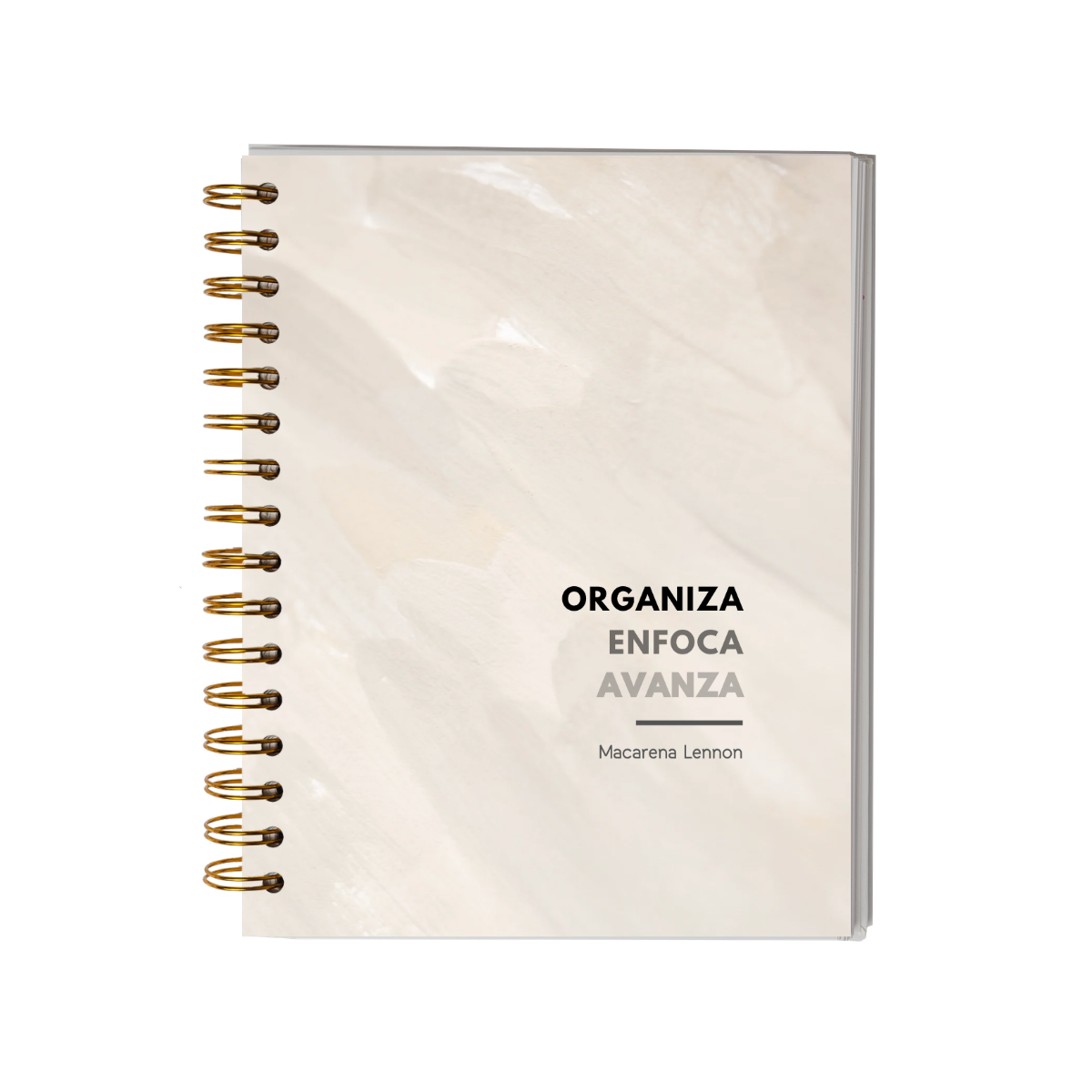 Planner Diario 3 Meses Sin Fecha Personalizado Nombre 2 Días