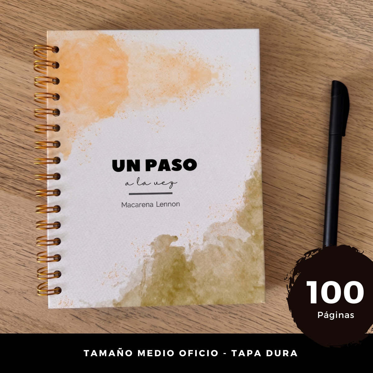 Planner Diario 3 Meses Sin Fecha Personalizado Nombre 2 Días
