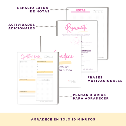 Momentos Gratitud - Cuaderno Diario De Reflexión Y Gratitud