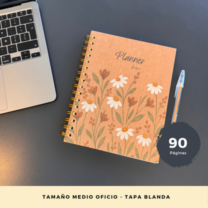 Planner Diario 2 Meses Sin Fecha - Con Notas - Portátil y Liviano