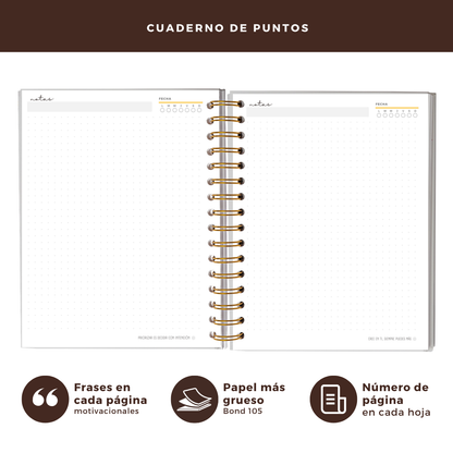 Cuaderno de Puntos Personalizado con Nombre Regalo