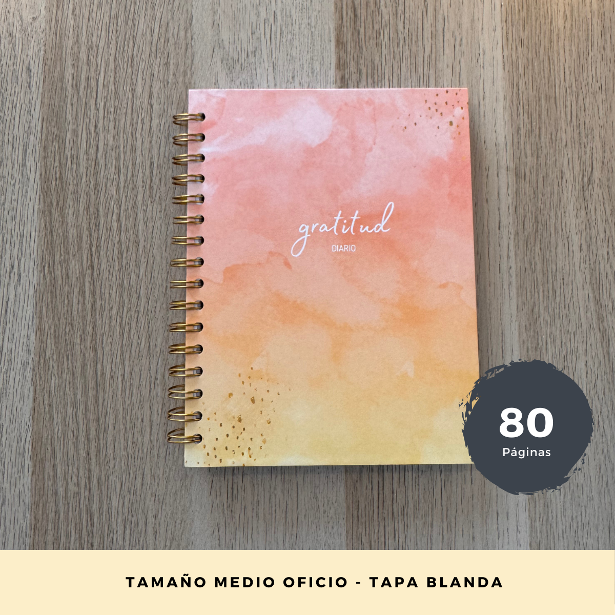Diario De Gratitud - 90 Días - Reflexión Y Bienestar