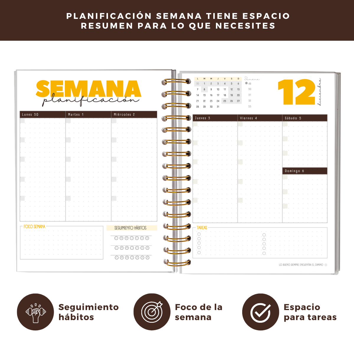Agenda sin fecha – Liviana, flexible y sin fechas fijas