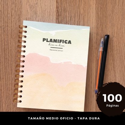 Planner Diario 3 Meses Sin Fecha Personalizado Nombre 2 Días