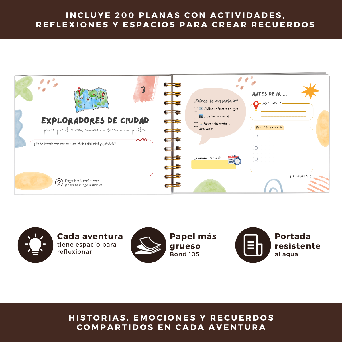 40 citas con tu hijo o hija – Diario de aventuras