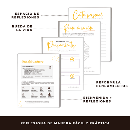 Diario de Gratitud Personalizado con Nombre -Neutro