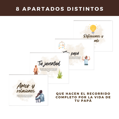 Papá, Cuéntame tu Historia- Día del Padre- (Personalizado)