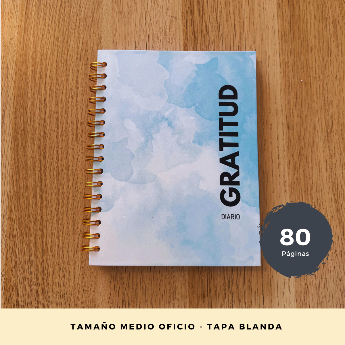 Diario De Gratitud - 90 Días - Diseño Neutro