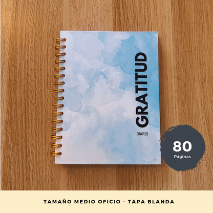 Diario De Gratitud - 90 Días - Diseño Neutro