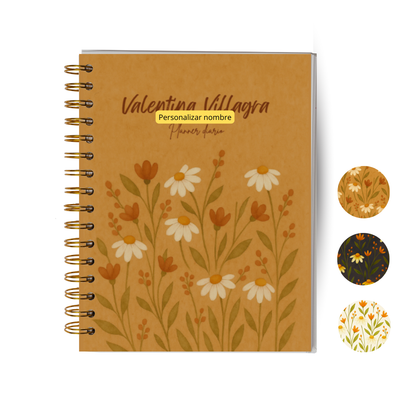 Planner Diario Personalizado 2 Meses Sin Fecha - Con Notas - Portátil y Liviano